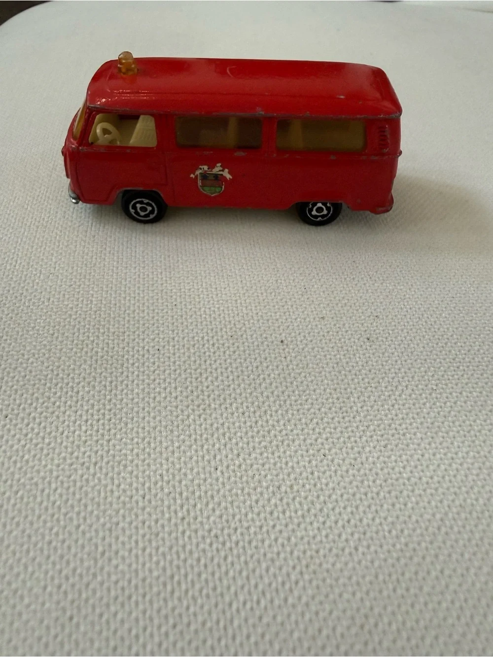 RARE MAJORETTE VOLKSWAGEN FOURGON FIRE BRIGADE  car